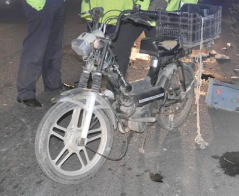 Încă un mopedist prins fără carnet